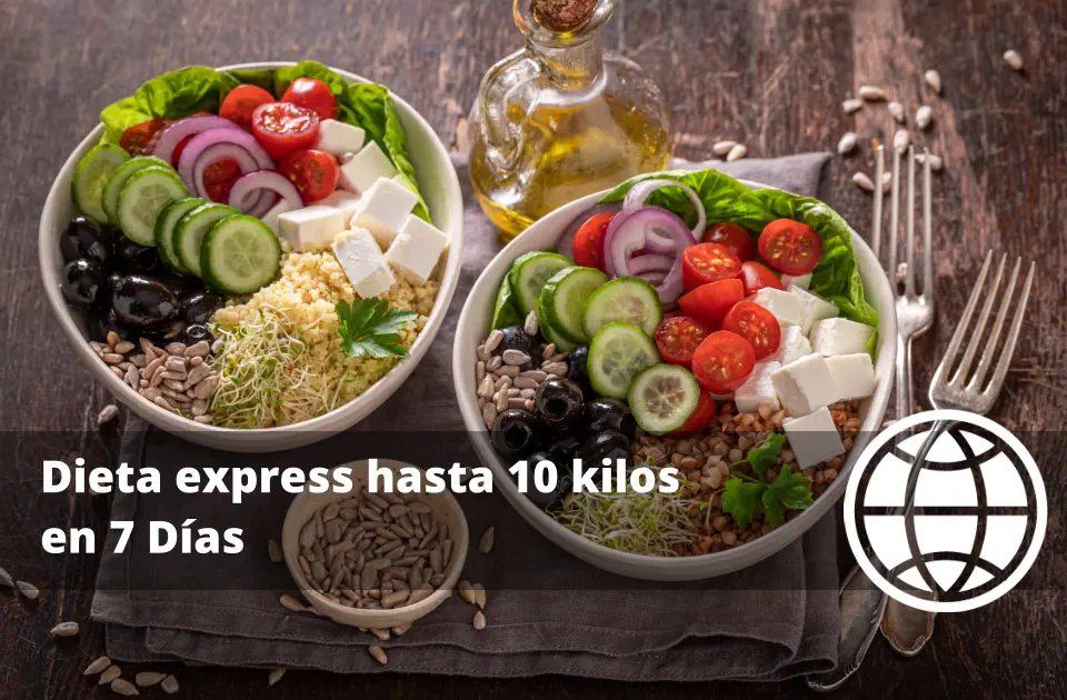 Dieta express hasta 10 kilos en 7 Días