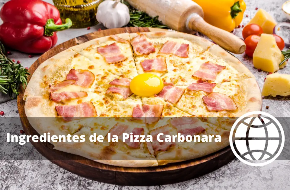 Ingredientes de la Pizza Carbonara