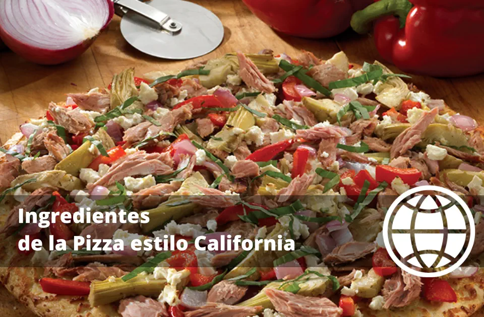 Ingredientes de la Pizza estilo California