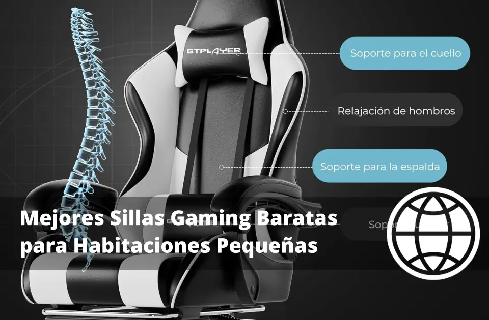 Mejores Sillas Gaming Baratas para Habitaciones Pequeñas