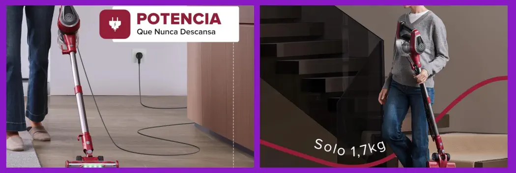 Aspiradoras con Cable Potentes