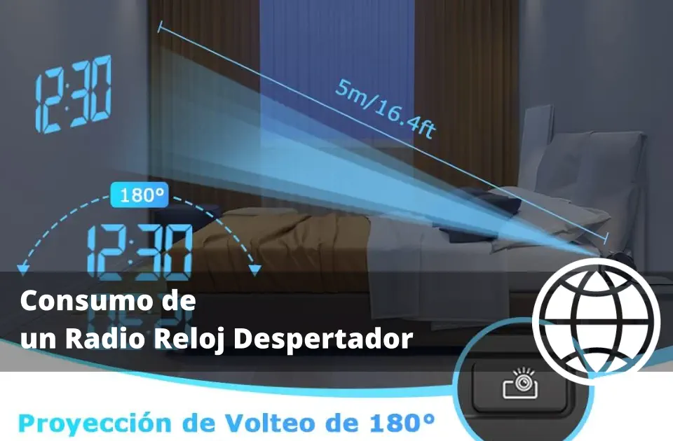 Consumo de un Radio Reloj Despertador