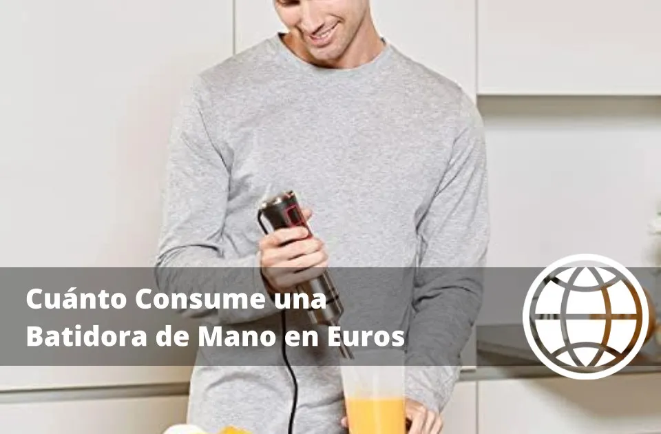 Consumo de una Batidora de Mano en Euros