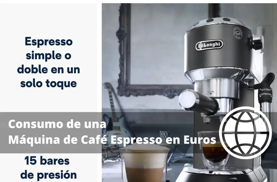 Consumo de una Máquina de Café Espresso en Euros