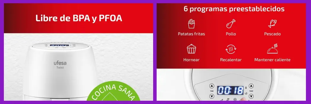 Freidoras de Aire Pequeñas