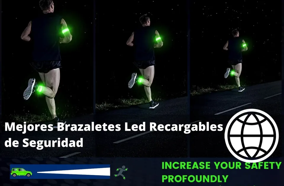 Mejores Brazaletes Led Recargables de Seguridad para Runners