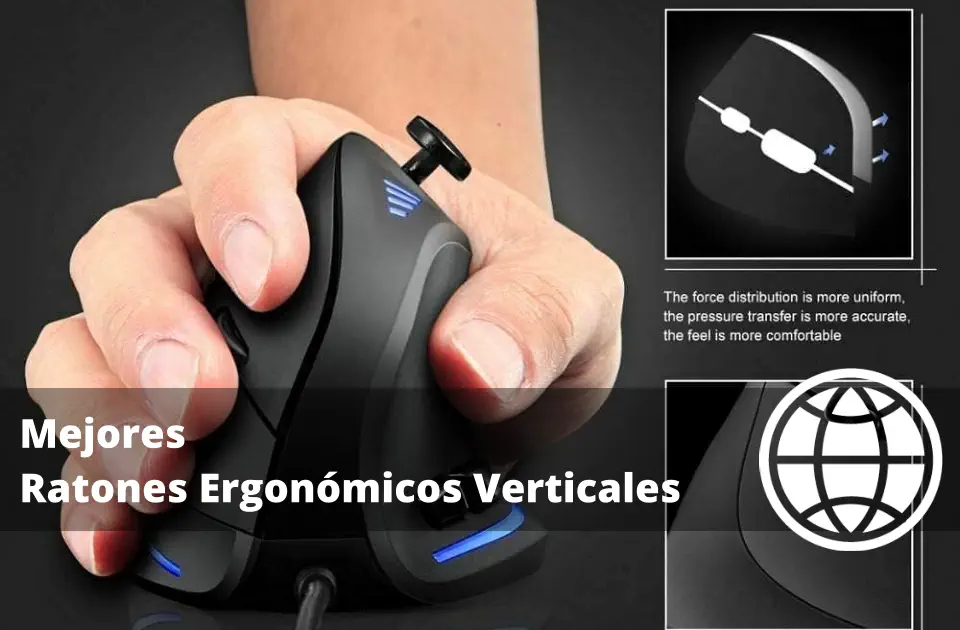Mejores Ratones Ergonómicos Verticales Inalámbricos y con Cable
