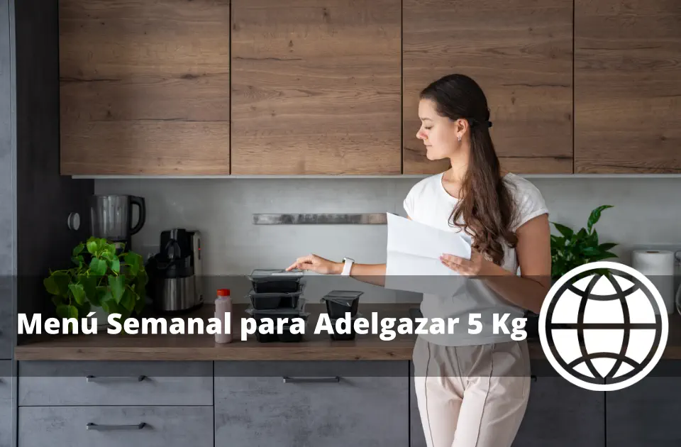 Menú Semanal para Adelgazar 5 Kg