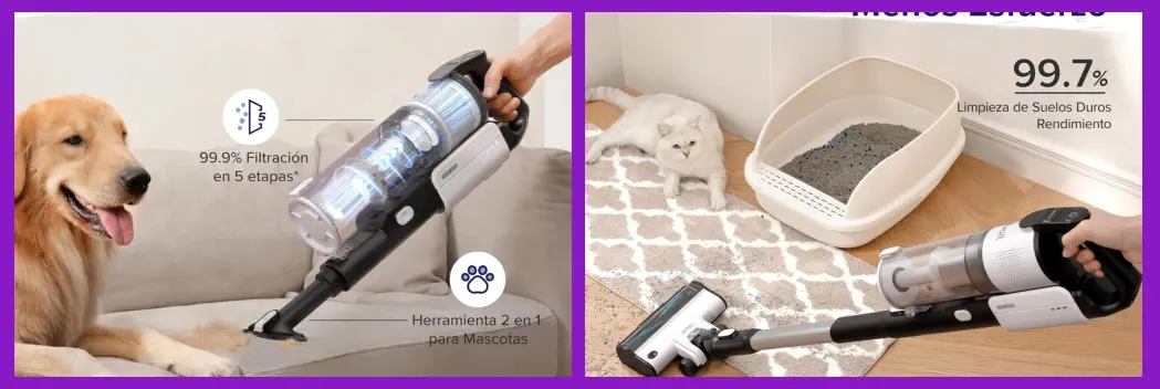 Aspiradores Sin Cable para Mascotas