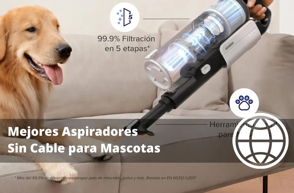 Mejores Aspiradores Sin Cable para Mascotas