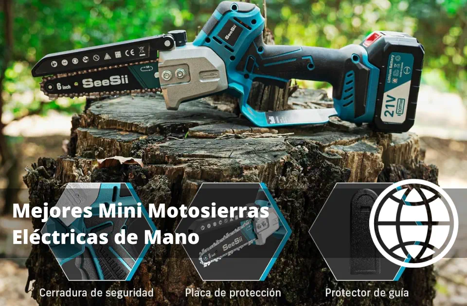Mejores Mini Motosierras Eléctricas de Mano