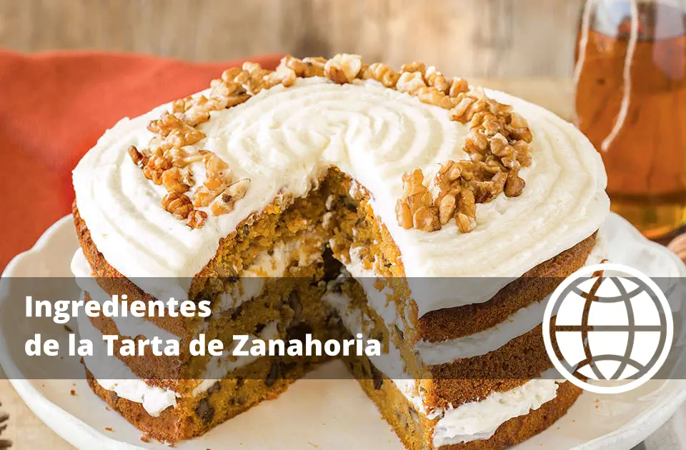 Ingredientes de la Tarta de Zanahoria