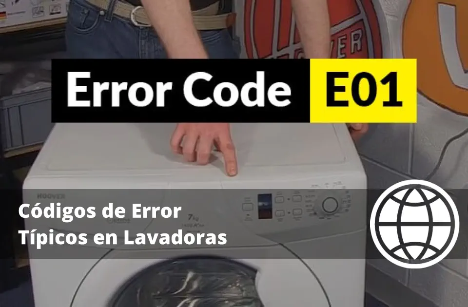 Códigos de Error Típicos en Lavadoras