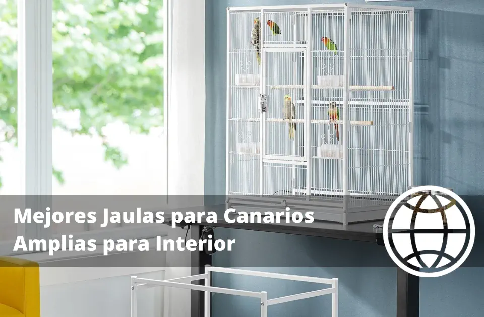 Mejores Jaulas para Canarios Amplias para Interior