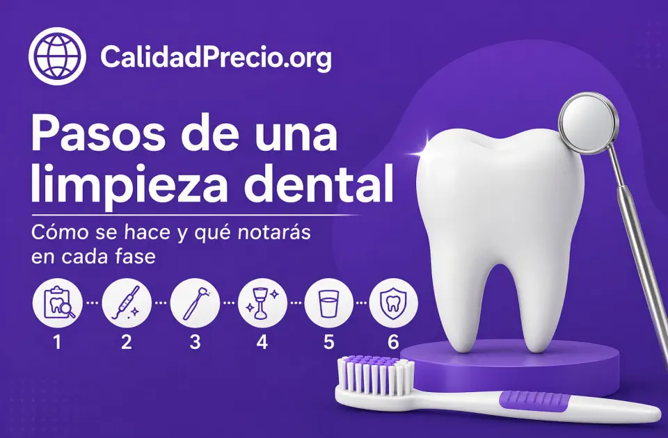 Pasos de una limpieza dental: cómo se hace y qué notas en cada fase