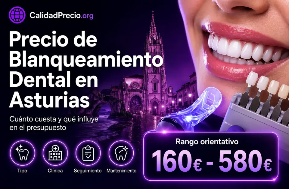 Precio de Blanqueamiento Dental en Asturias