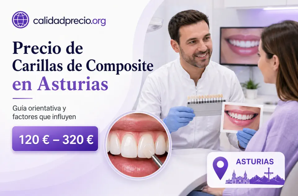 Precio de Carillas de Composite en Asturias: cuánto cuestan y qué influye en el precio