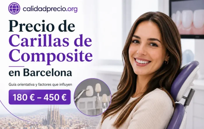 Precio de Carillas de Composite en Barcelona