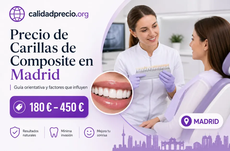 Precio de Carillas de Composite en Madrid: cuánto cuestan y qué influye en el precio