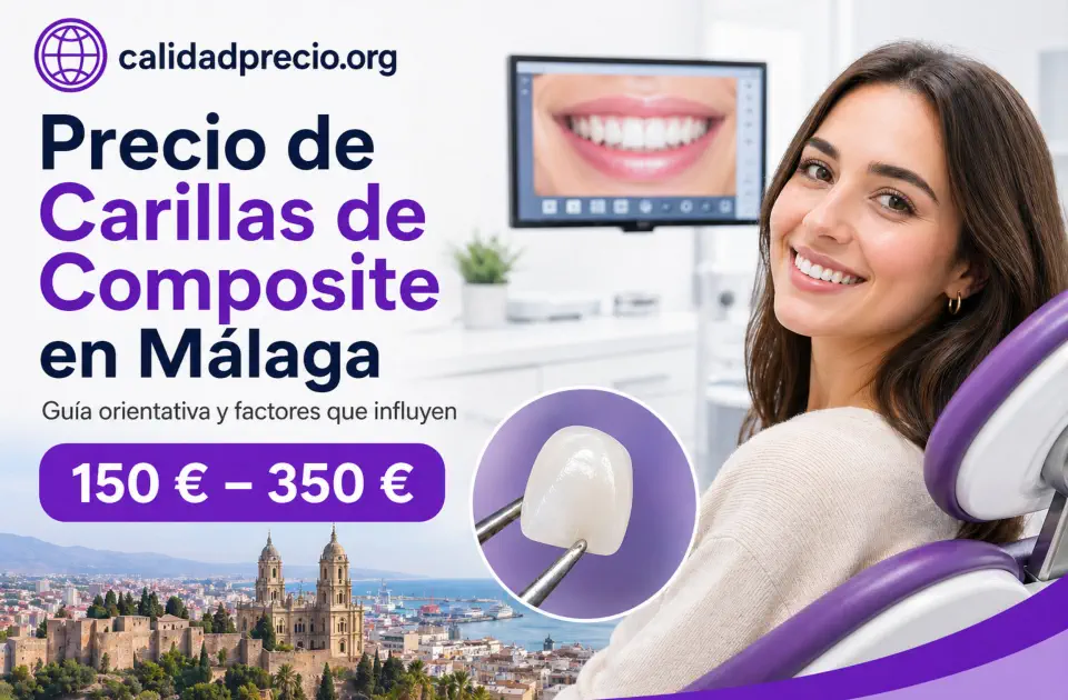 Precio de Carillas de Composite en Málaga: cuánto cuestan y qué influye en el precio