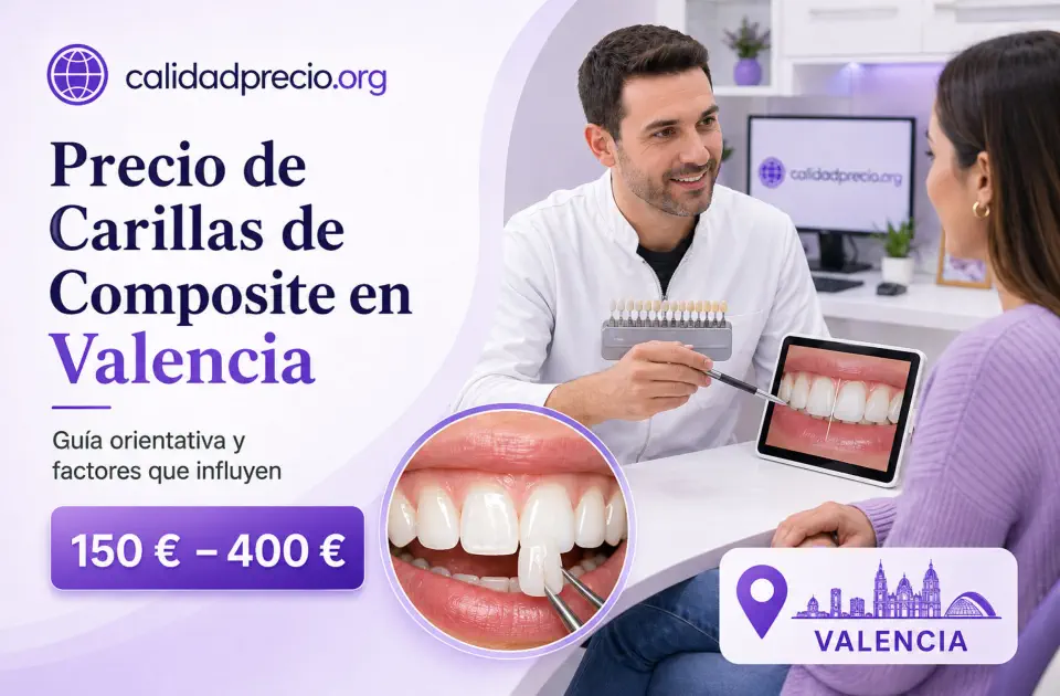 Precio de Carillas de Composite en Valencia: cuánto cuestan y qué influye en el precio