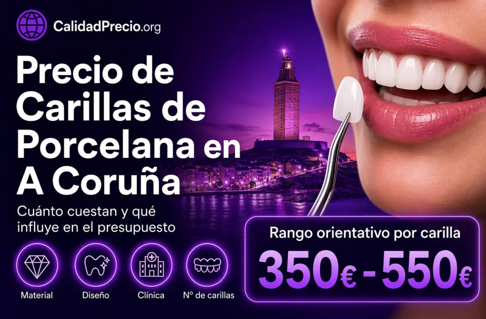 Precio de Carillas de Porcelana en A Coruña