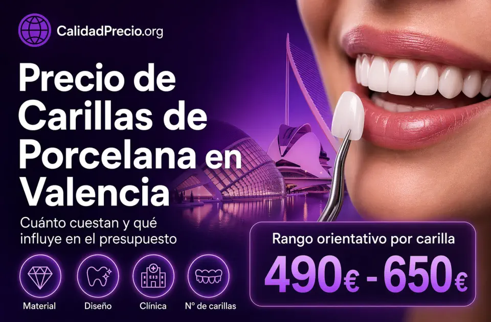 Precio de Carillas de Porcelana en Valencia