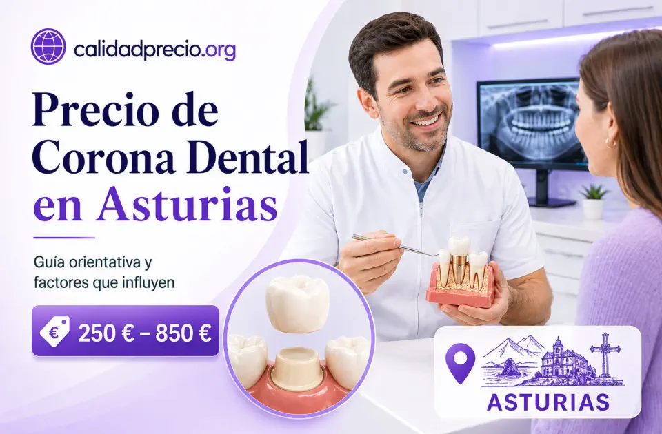 Precio de Corona Dental en Asturias: cuánto cuesta y qué influye en el presupuesto