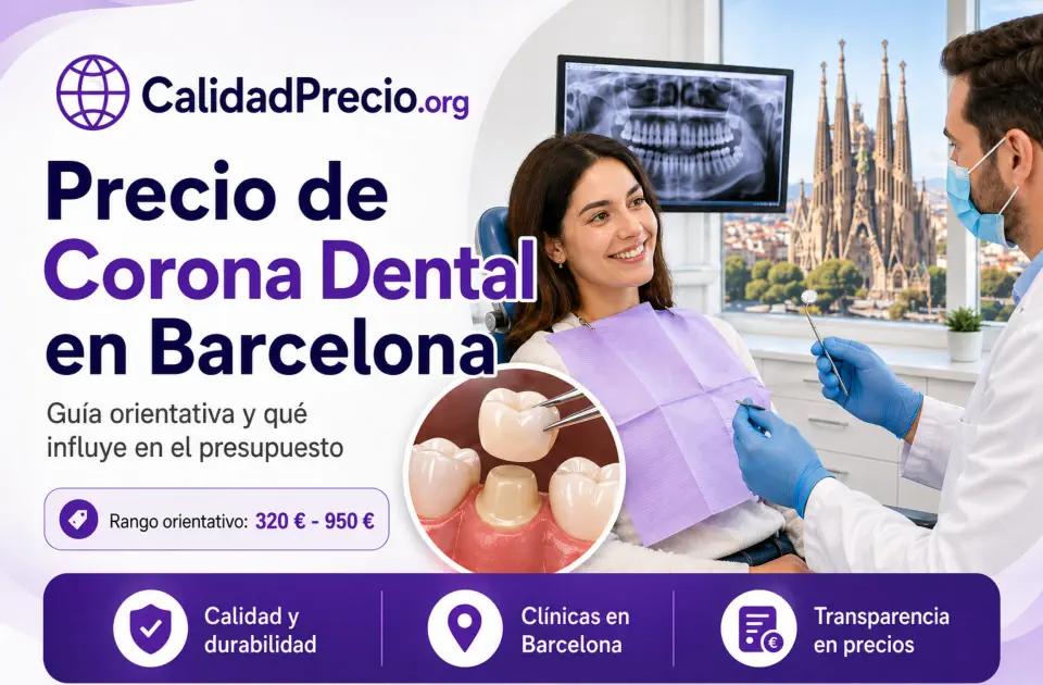 Precio de Corona Dental en Barcelona: cuánto cuesta y qué influye en el presupuesto