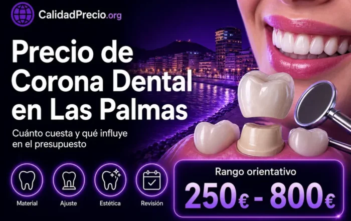 Precio de Corona Dental en Las Palmas