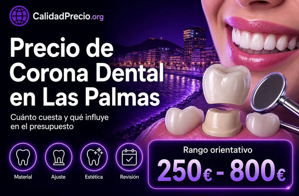 Precio de Corona Dental en Las Palmas