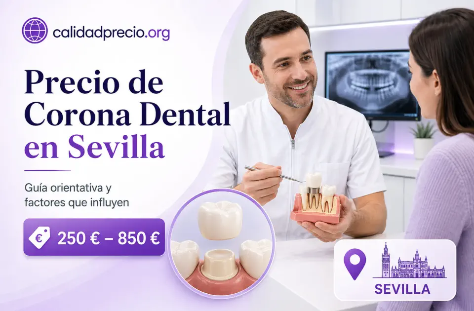 Precio de Corona Dental en Sevilla: cuánto cuesta y qué influye en el presupuesto
