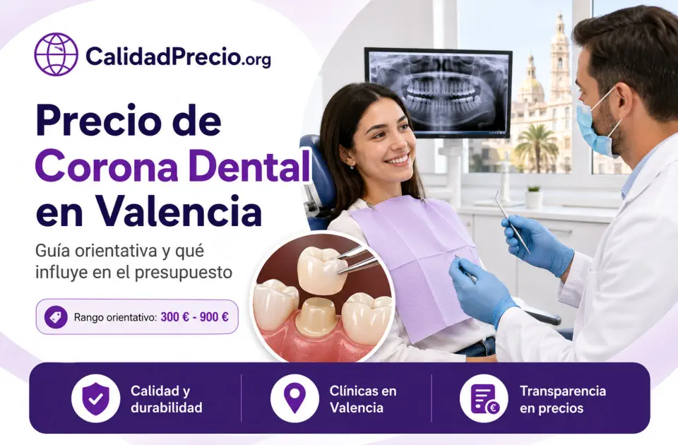 Precio de Corona Dental en Valencia: cuánto cuesta y qué influye en el presupuesto