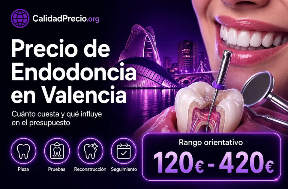 Precio de Endodoncia en Valencia: cuánto cuesta y qué influye en el presupuesto