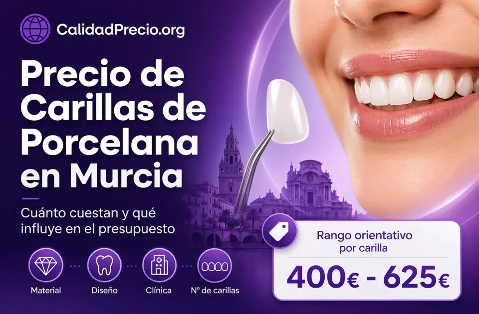 Precio de Carillas de Porcelana en Murcia