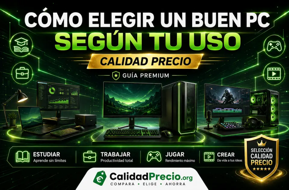 Cómo elegir un buen PC en función de su uso