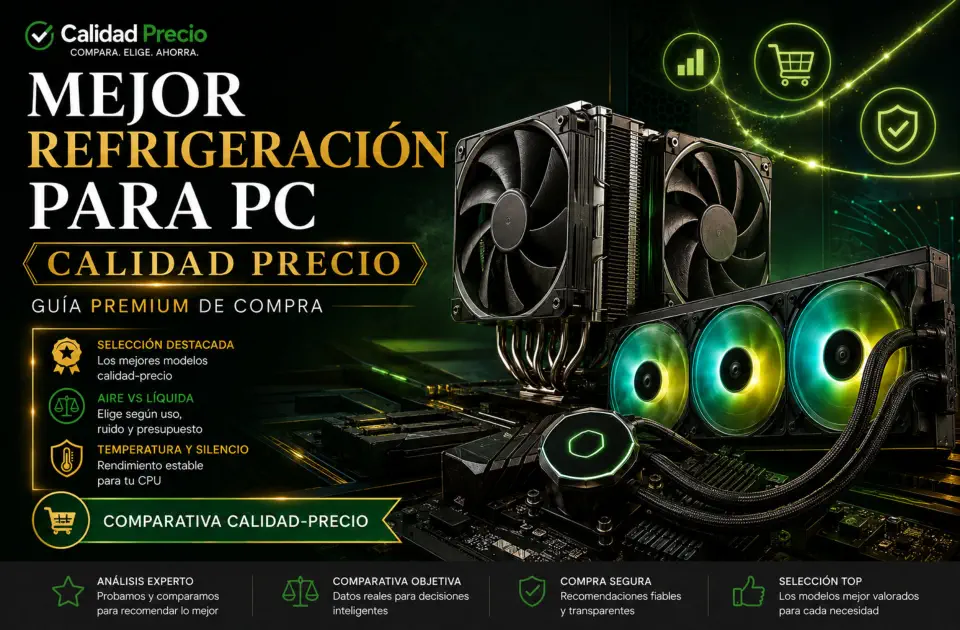¿Cuál es la mejor refrigeración para un PC?: guía para elegir refrigeración por aire o líquida
