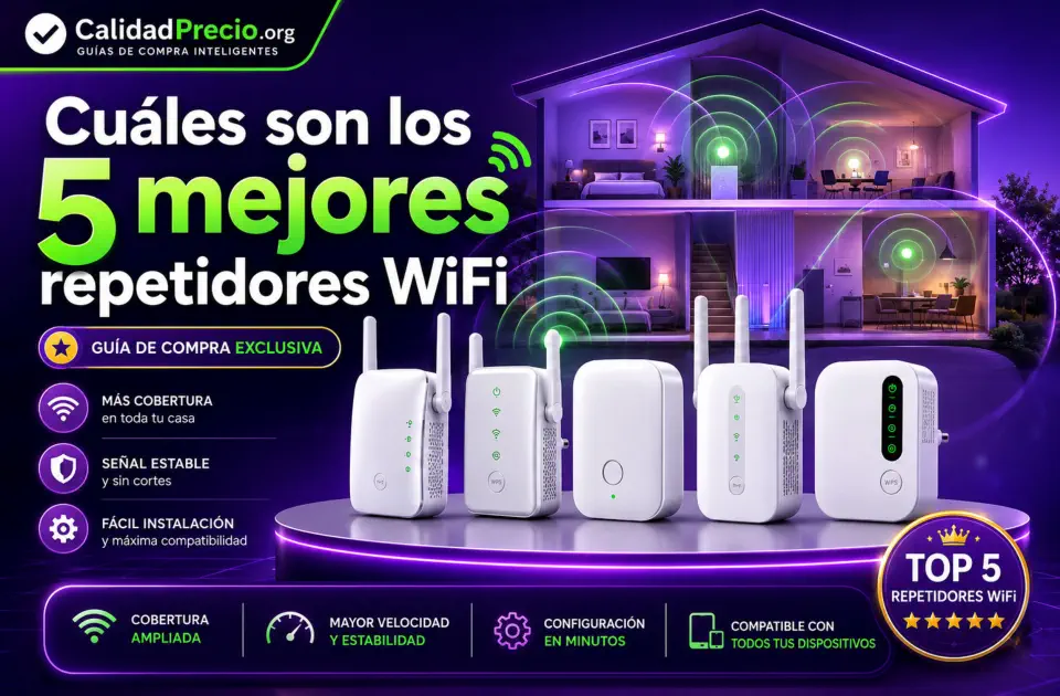 Cuáles son los 5 mejores repetidores WiFi: comparativa CalidadPrecio
