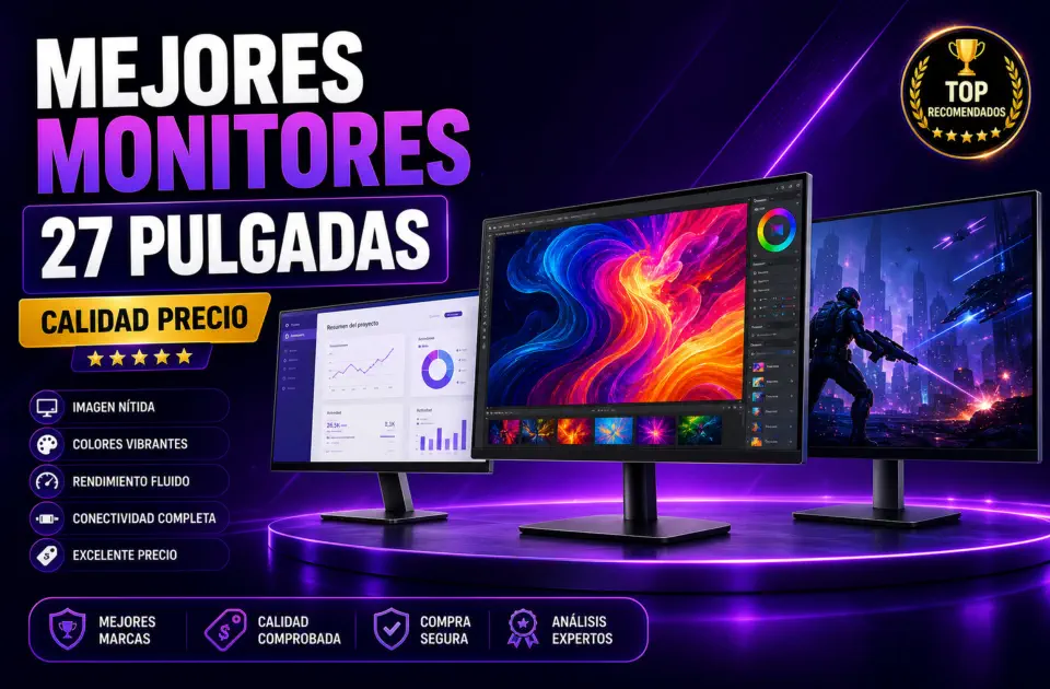 Mejores monitores 27 pulgadas calidad precio