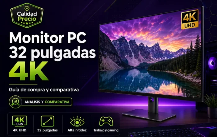 Monitor pc 32 pulgadas 4K: mejores modelos para trabajar y jugar