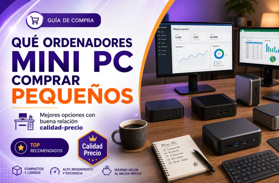 Qué ordenadores mini PC comprar pequeños: mejores opciones calidad-precio