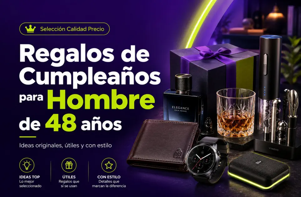 Regalos de cumpleaños para hombre de 48 años: guía de compra útil y original