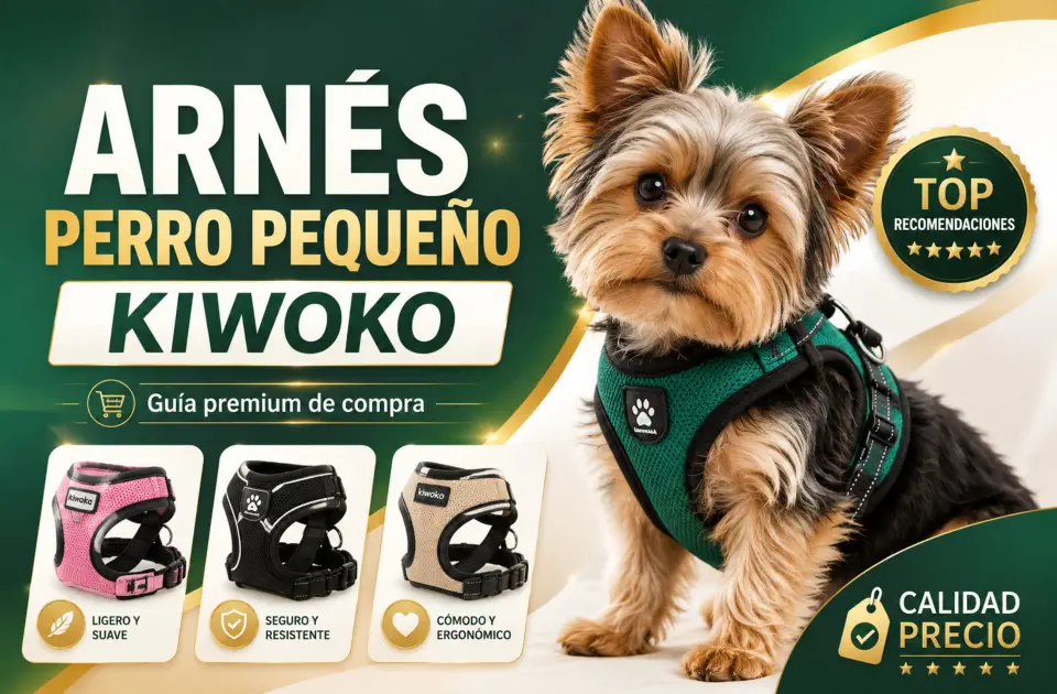 Arnés Perro Pequeño Kiwoko: guía premium para elegir talla, ajuste y comodidad