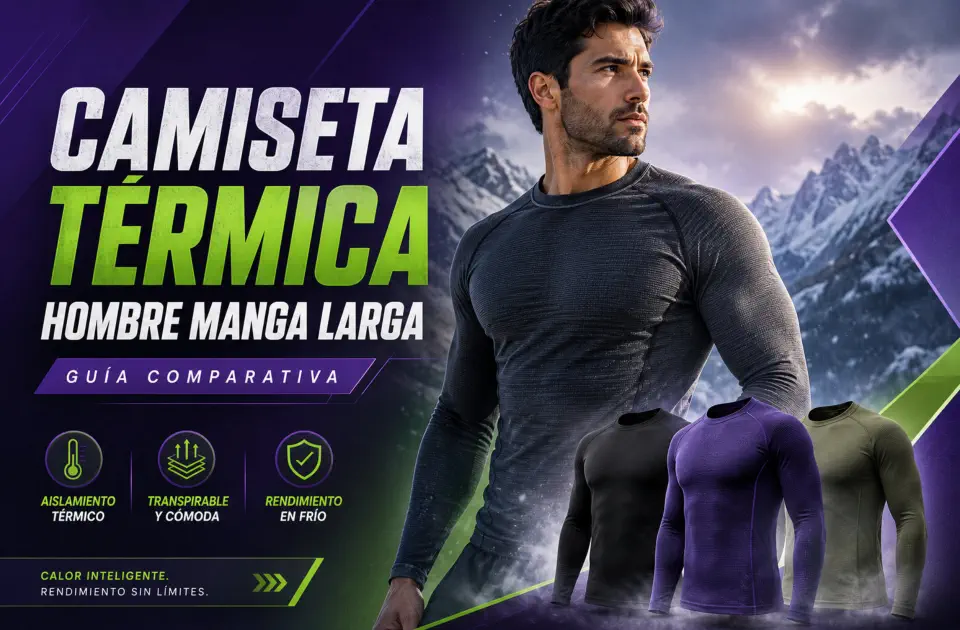 Camiseta térmica hombre manga larga: guía premium para elegir bien