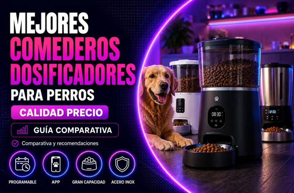 Mejores comedero dosificador para perros: guía calidad-precio para alimentar mejor