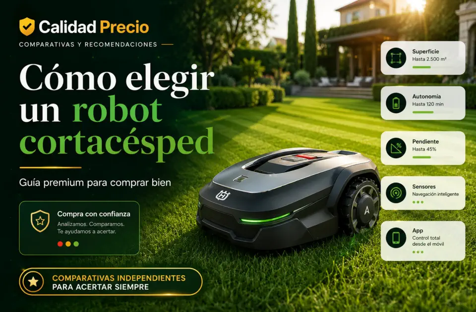 Cómo elegir un robot cortacésped