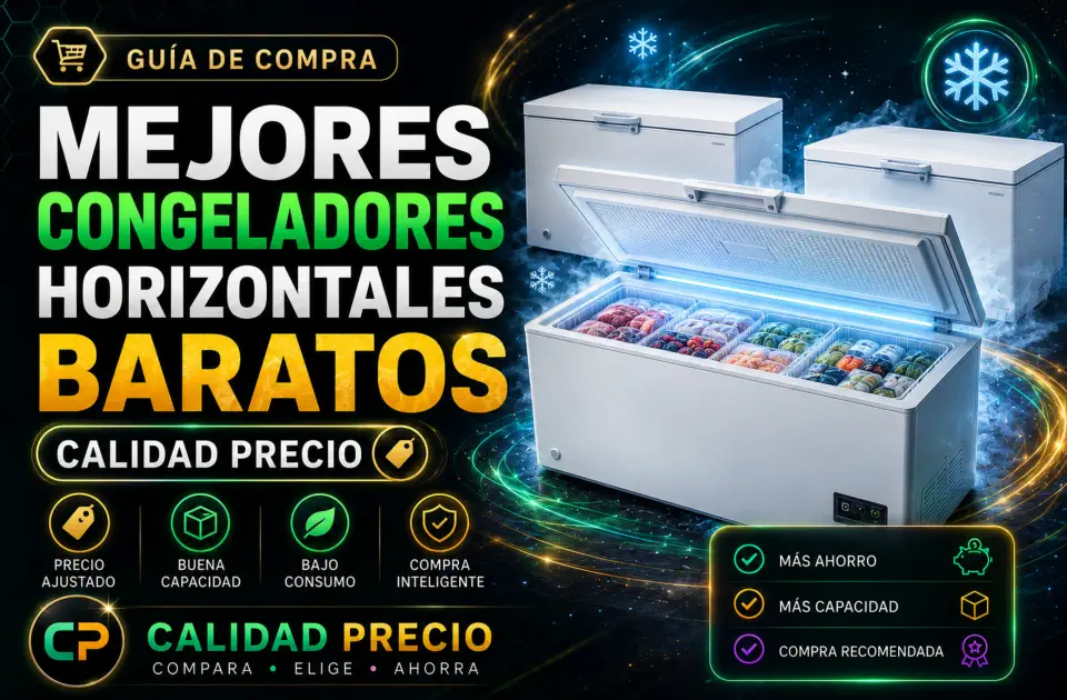 Congeladores horizontales baratos: guía premium para comprar un arcón sin pagar de más