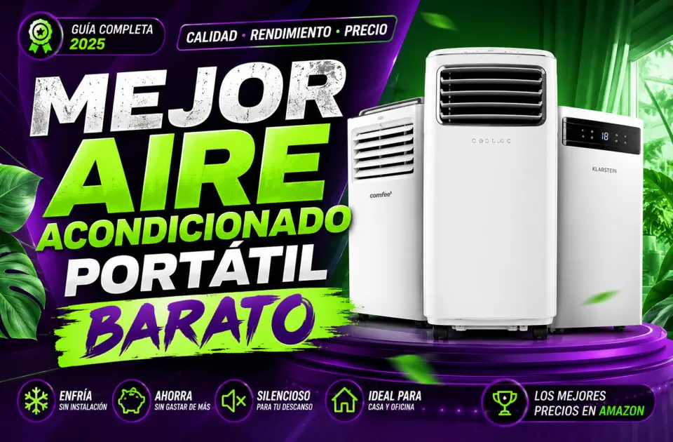 Mejor aire acondicionado portátil barato: guía para enfriar sin gastar de más