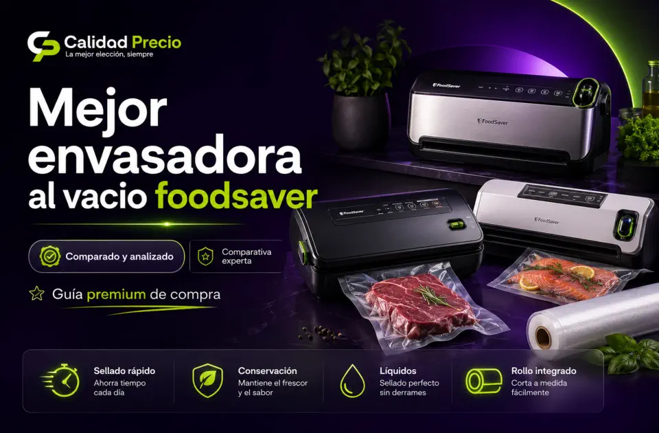 Mejor envasadora al vacío FoodSaver: guía de compra premium