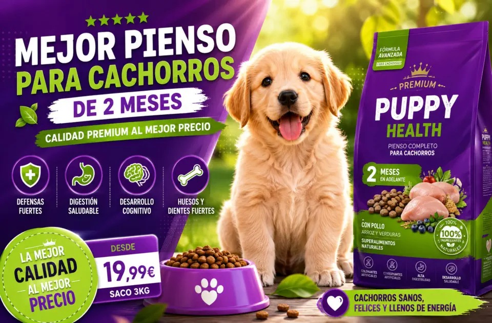 Mejor pienso para cachorros de 2 meses